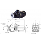 Piston pump DARK-55 UNI